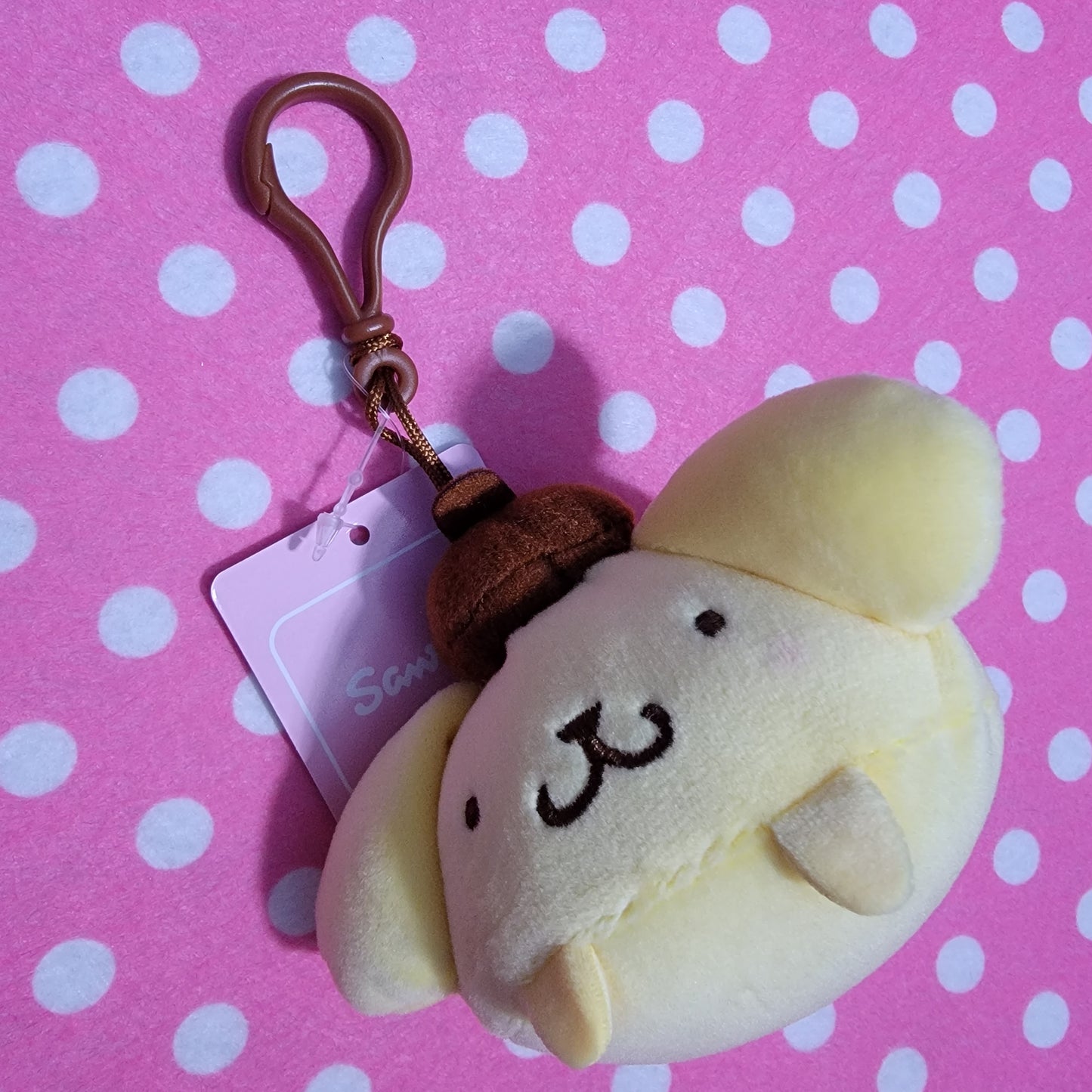 Sanrio Pompompurin Mochi Plush Mascot Clip, 2021 Version