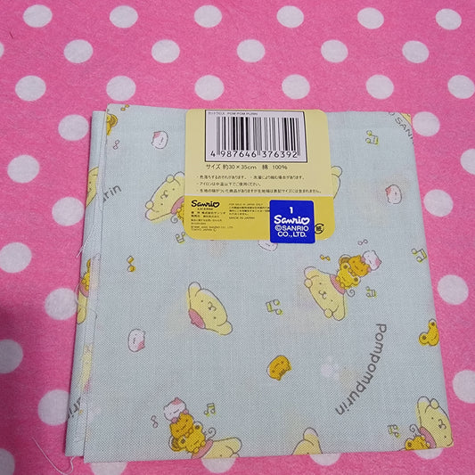 Sanrio Japan, Pompompurin Printed Cloth Fabric for Crafts