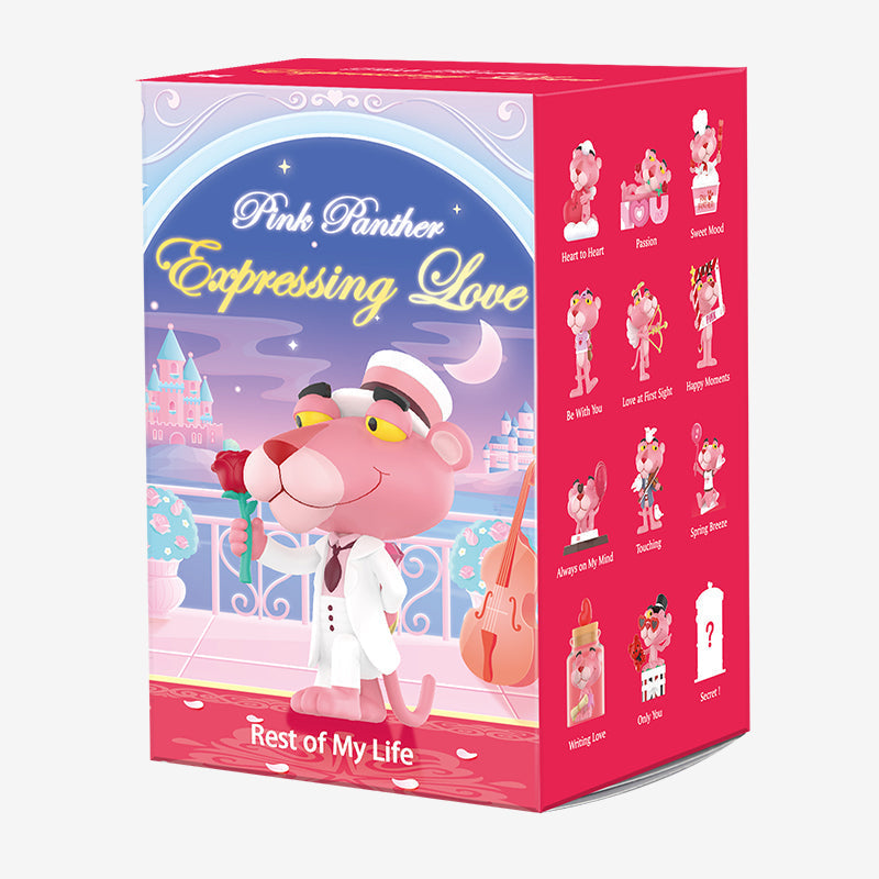 Pop Mart Pink Panther Expressing Love Series, Opened Blind Box