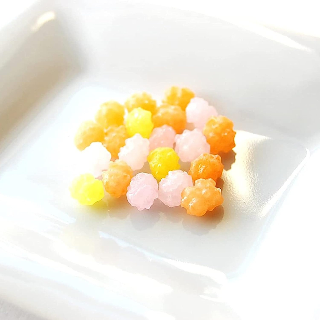 MARUTA Candy Hana Konpeito, Flower Themed Sugar Stars Candy, Single Pack