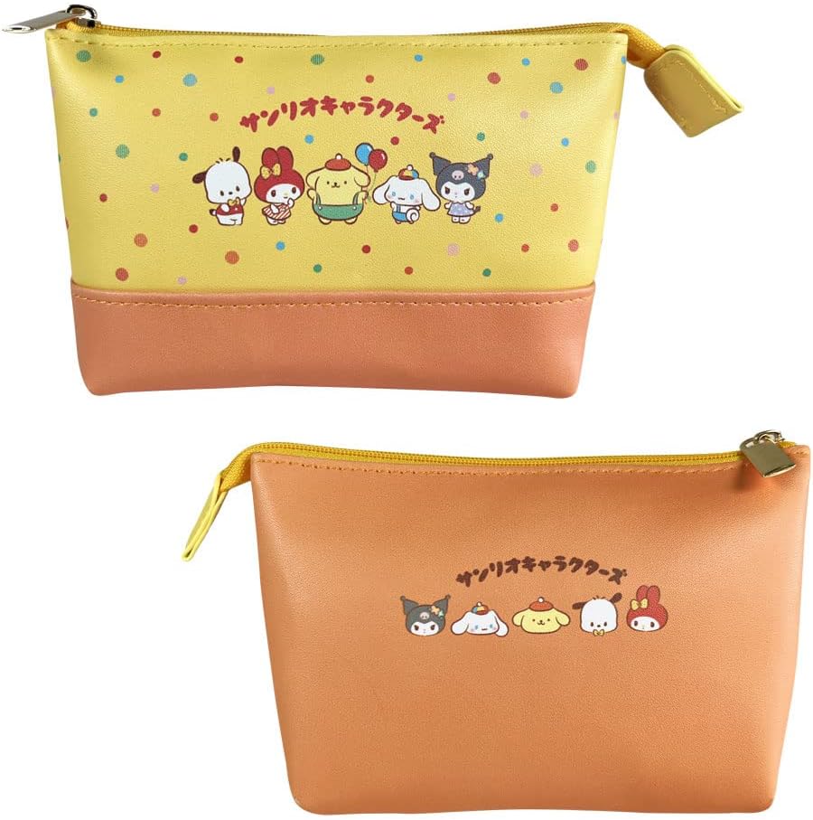 Sanrio Retro Room Series, Double Zipper Cosmetic Pouch