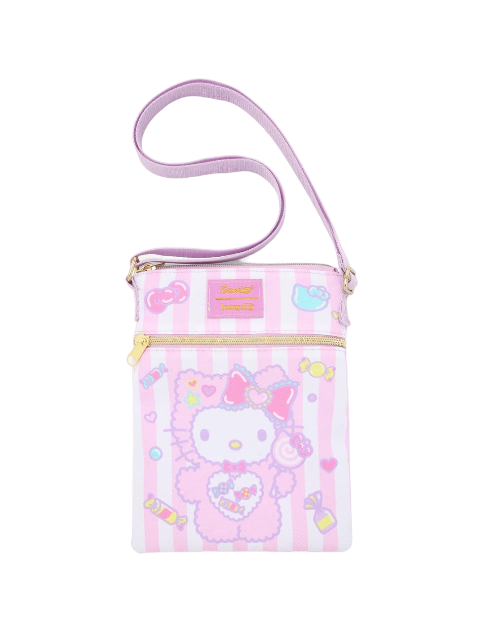 Loungefly x Sanrio, Hello Kitty Candy Monster Passport Crossbody Bag