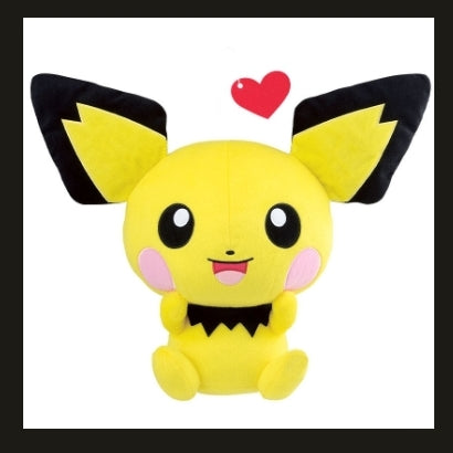 Pokemon Pichu, Amaeru Heart Series, Big Plush