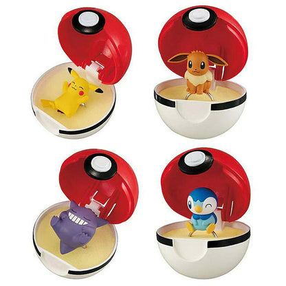 Pokemon Ringcolle, Character Ring with Pokeball, Gashapon