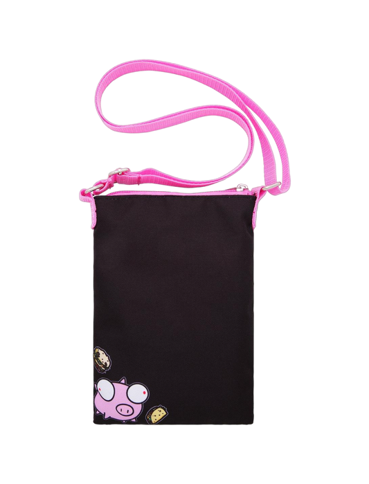 Bioworld x Invader Zim, GIR Snacks Passport Crossbody Bag