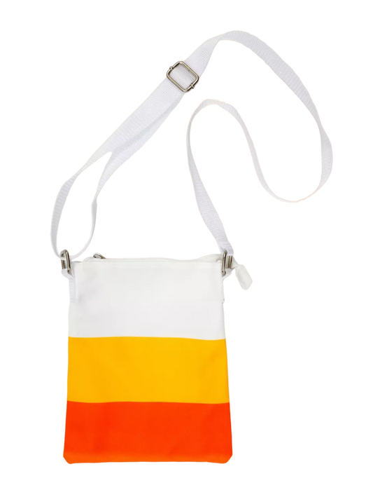 Maverique Candy Corn Passport Crossbody Bag