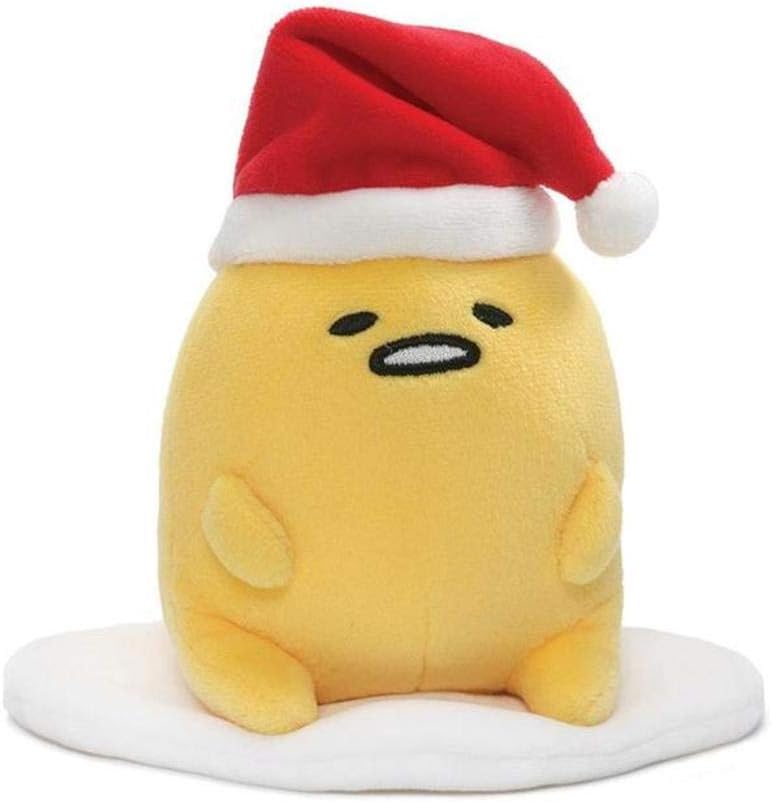 GUND Gudetama Santa Hat Plush, Small