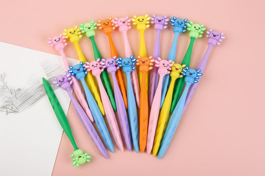 Happy Bobble Axolotl Precision Eraser Stick
