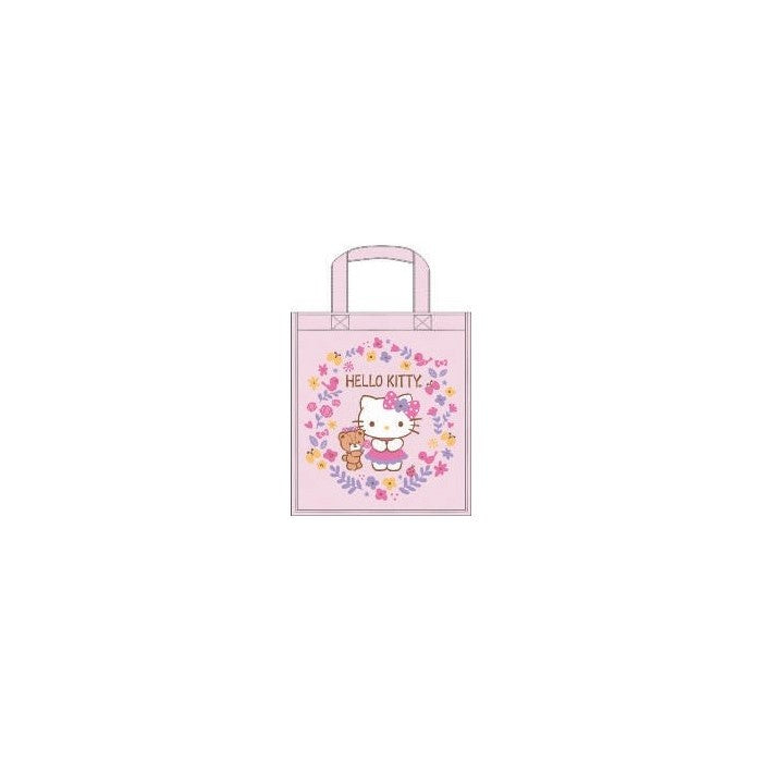 Sanrio Hello Kitty, Reusable Shopping Tote, Pink Floral