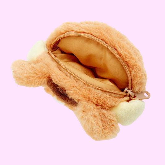 Sanrio Japan, Pompompurin Plush Coin Pouch, Latte Bear Series