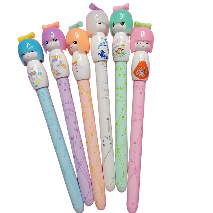 Kokeshi Dolls Collection Gel Pens