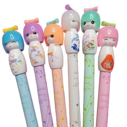 Kokeshi Dolls Collection Gel Pens