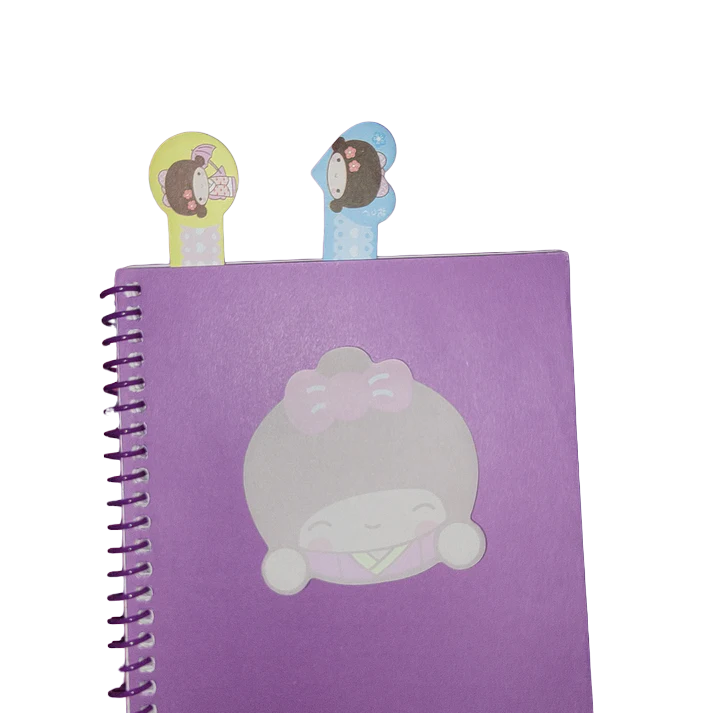 Kokeshi Dolls Collection, Page Markers and Memo Pad Set