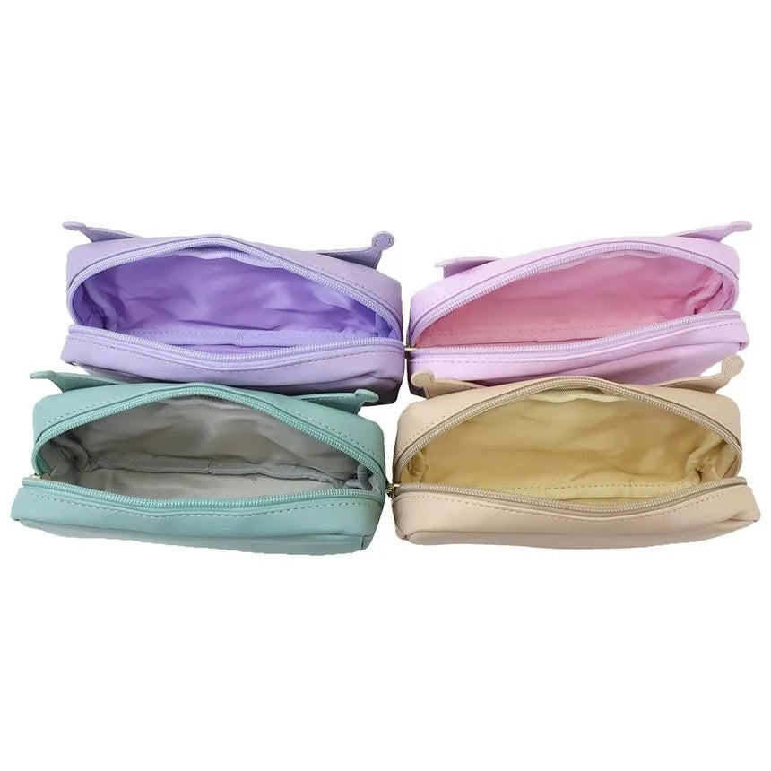 Sanrio Kuromi Square Cosmetic Pouch, Dull Color Collection