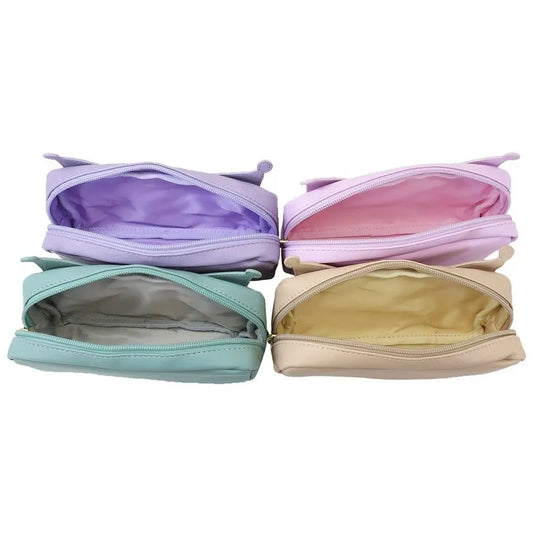 Sanrio Kuromi Square Cosmetic Pouch, Dull Color Collection