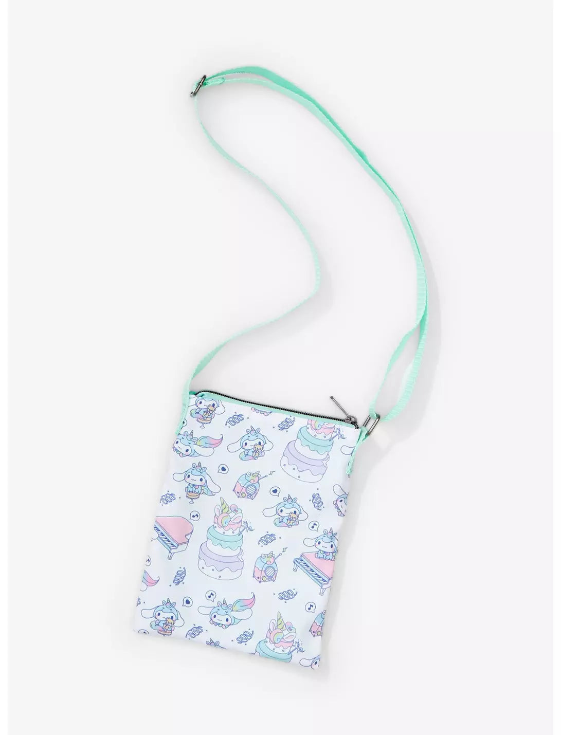 Loungefly x Sanrio, Cinnamoroll Unicorn Party Passport Crossbody Bag