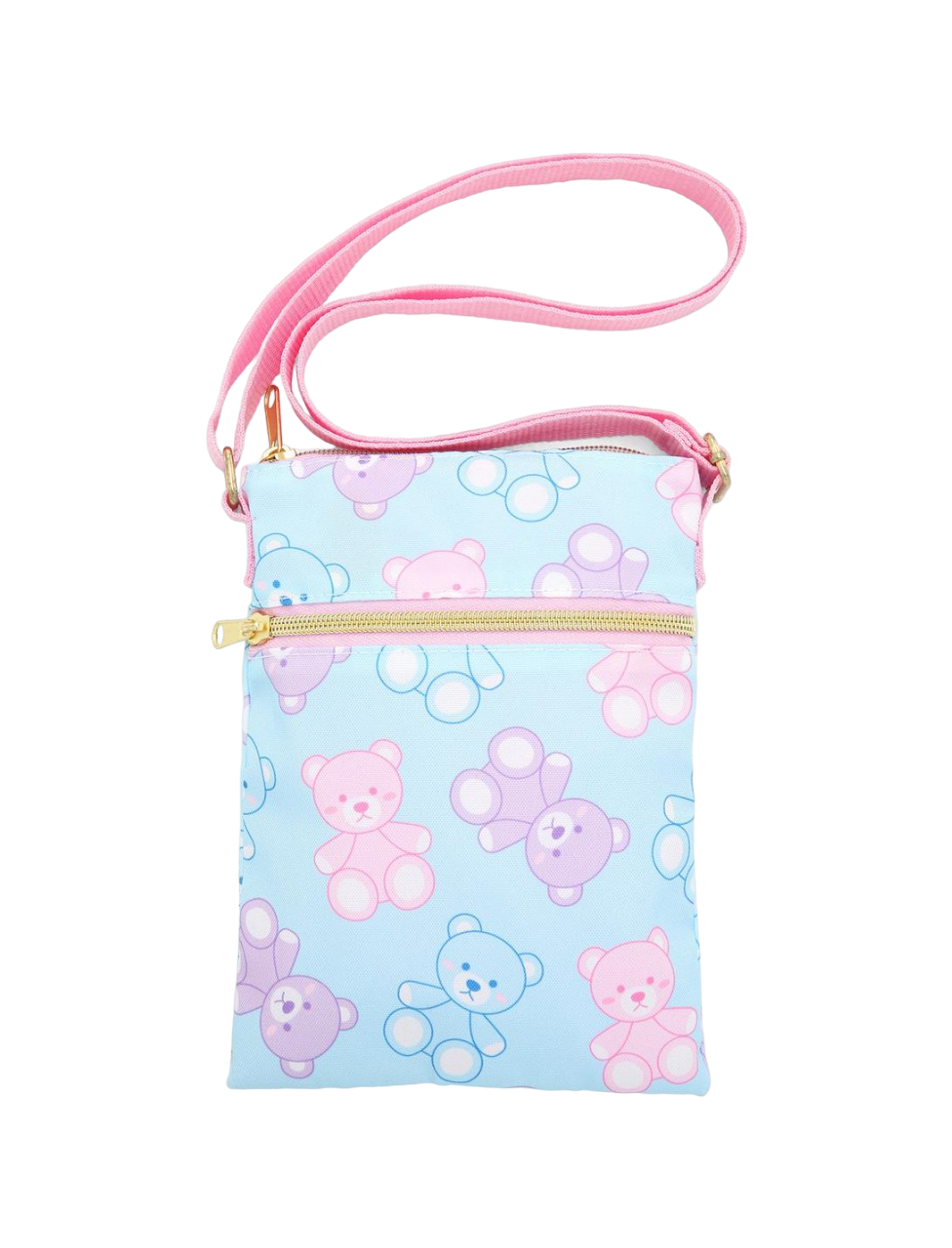 Loungefly Kawaii Pastel Bears Passport Crossbody Bag