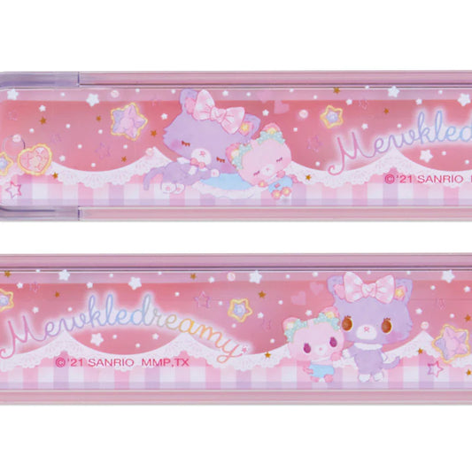 Sanrio Japan, Mewkledreamy, Chopsticks and Case, Gingham Sparkles