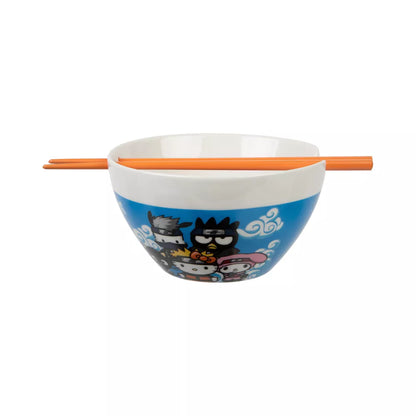Sanrio Hello Kitty and Friends x Naruto Shippuden, Ramen Bowl With Chopsticks