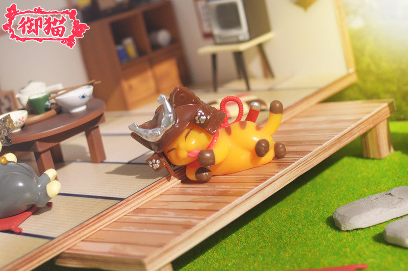 K2Toy Ohonneko Samurai Cats Series 2, Opened Blind Box