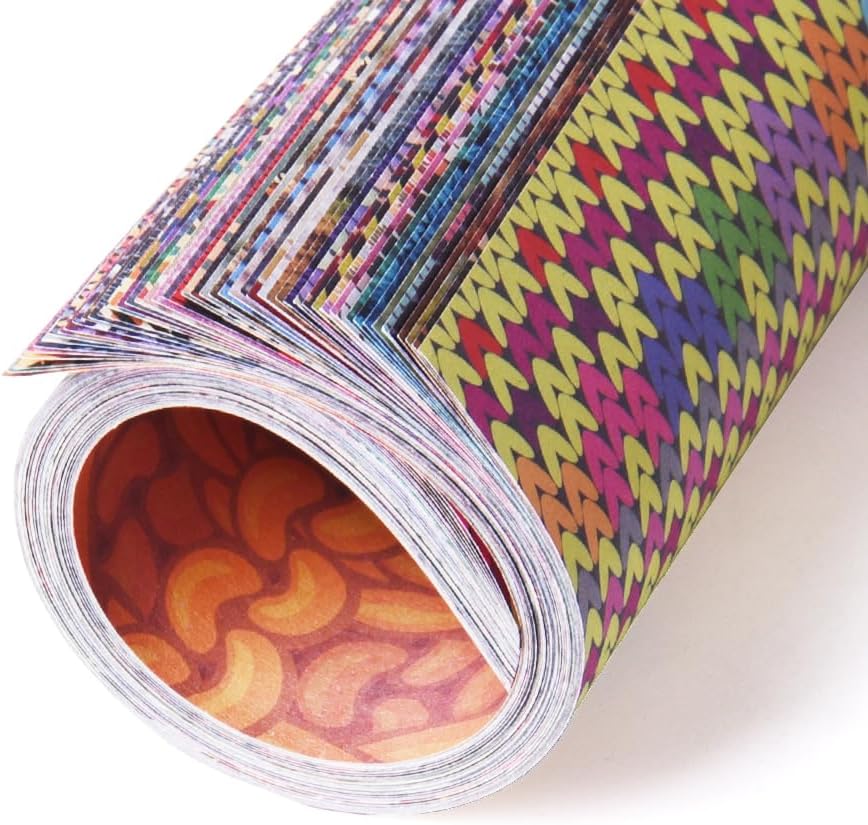 Chiyo Origami Paper Pack, Double-Sided, Textile Design