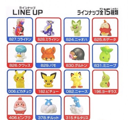 Bandai Pokemon Kids, Paldea Region, Mini Figure