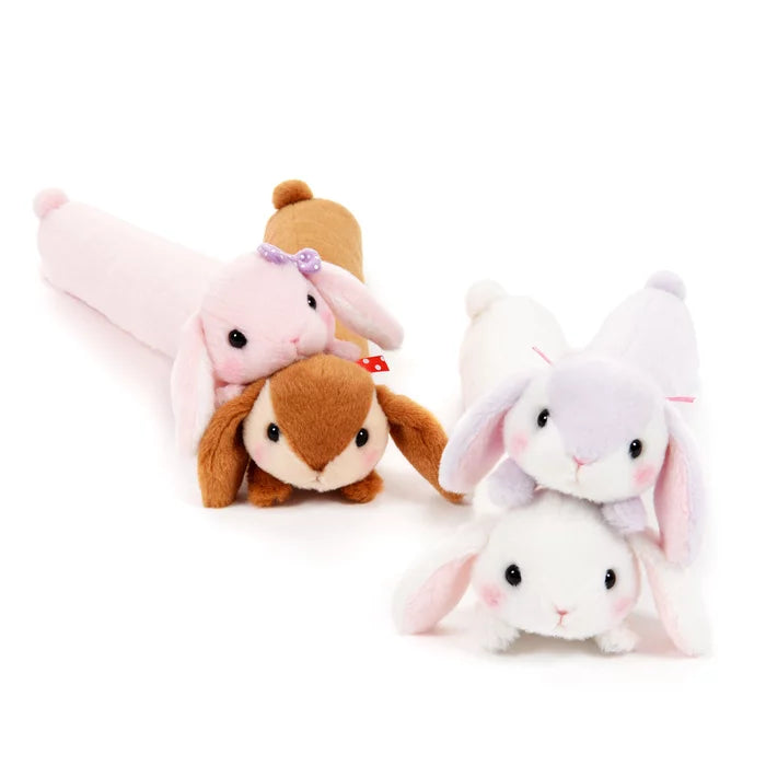 Amuse Poteusa Loppy Long Squeaky Bunny Plush