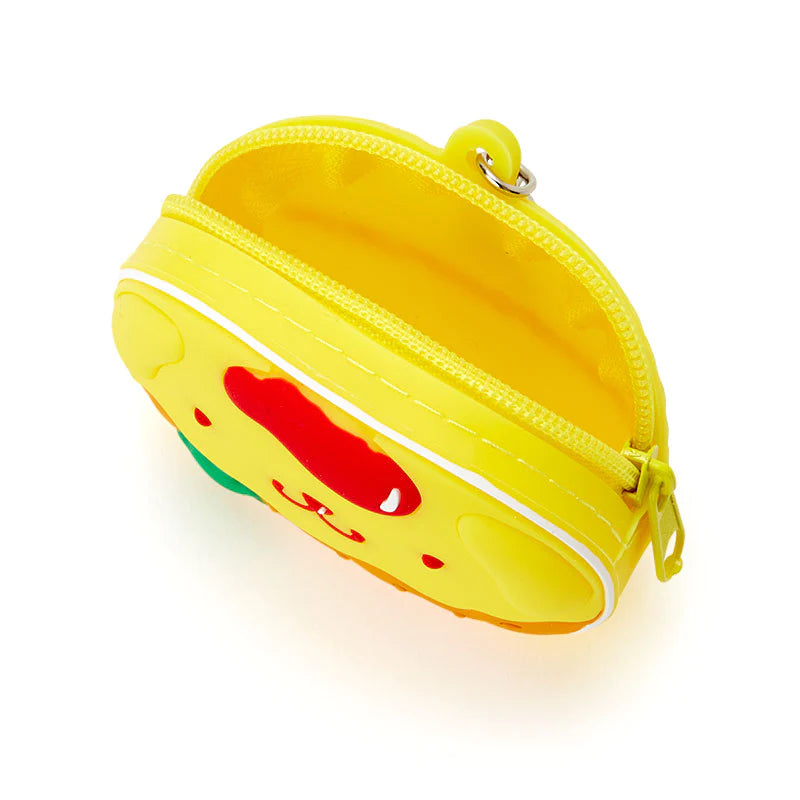 Sanrio Oomori Series, Pompompurin, Omelet Rice (omurice) Keychain pouch