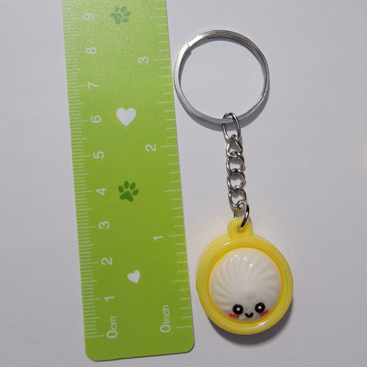 Happy Iridescent Mini Bao Bun Keychain