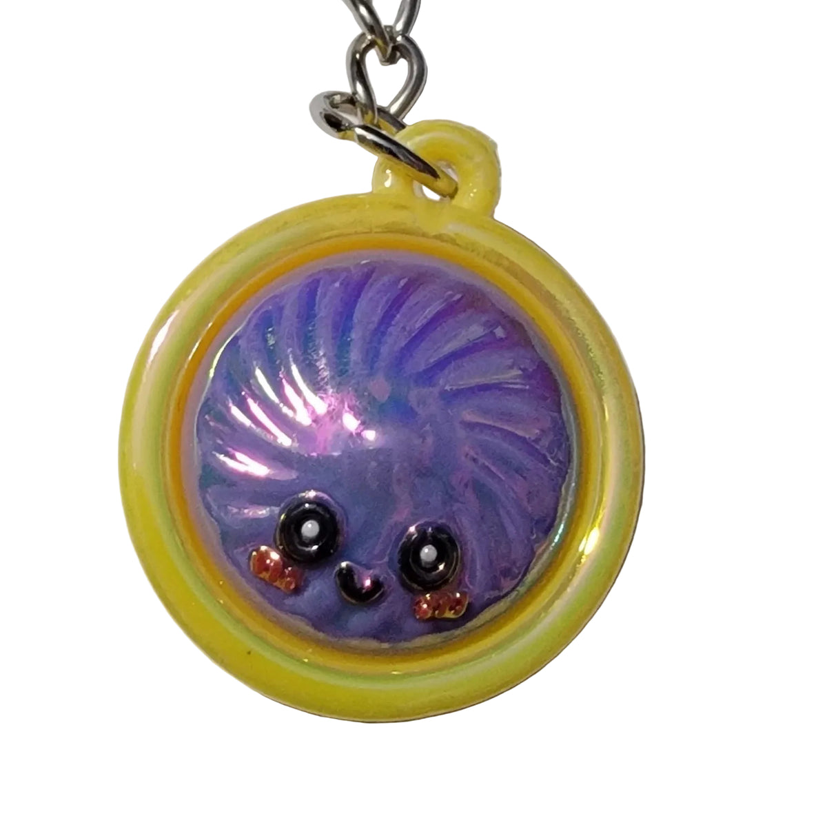 Happy Iridescent Mini Bao Bun Keychain