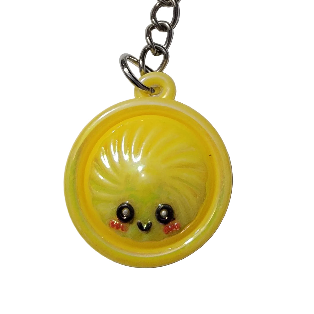 Happy Iridescent Mini Bao Bun Keychain