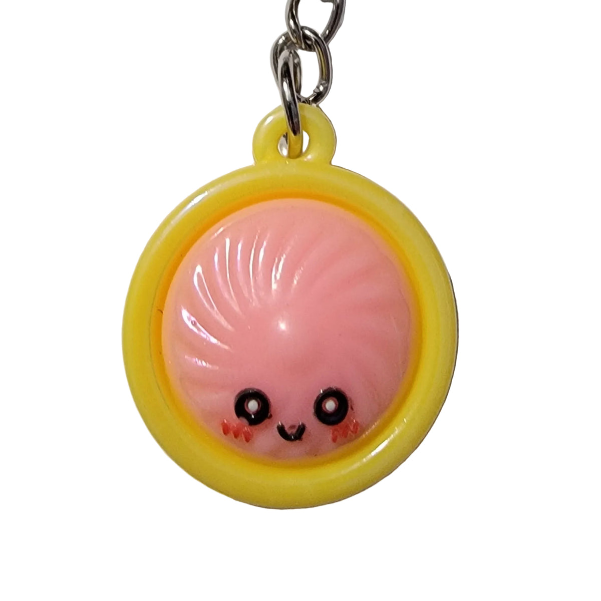 Happy Iridescent Mini Bao Bun Keychain