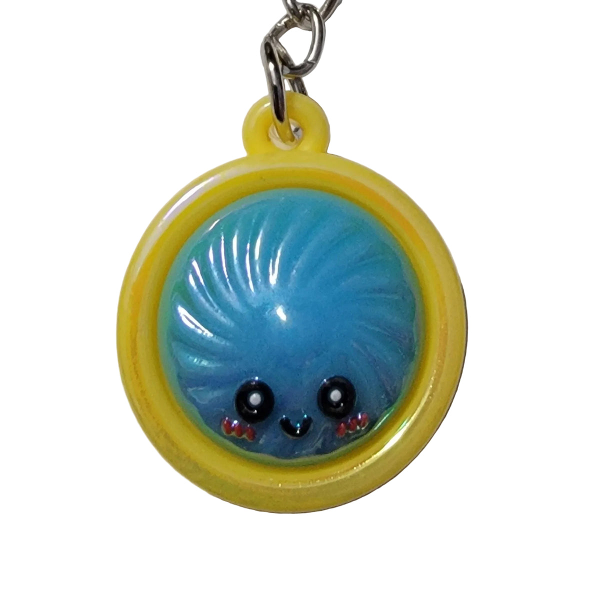 Happy Iridescent Mini Bao Bun Keychain
