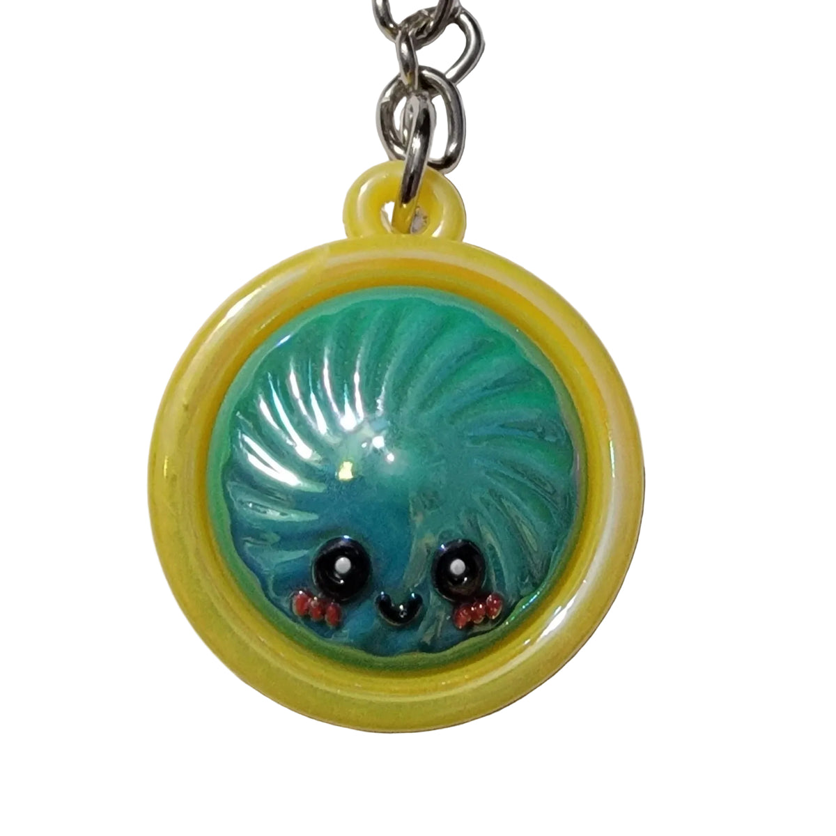 Happy Iridescent Mini Bao Bun Keychain