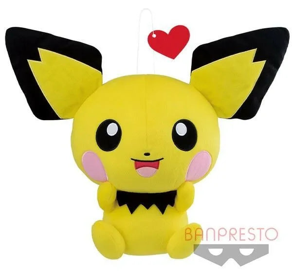 Pokemon Pichu, Amaeru Heart Series, Big Plush