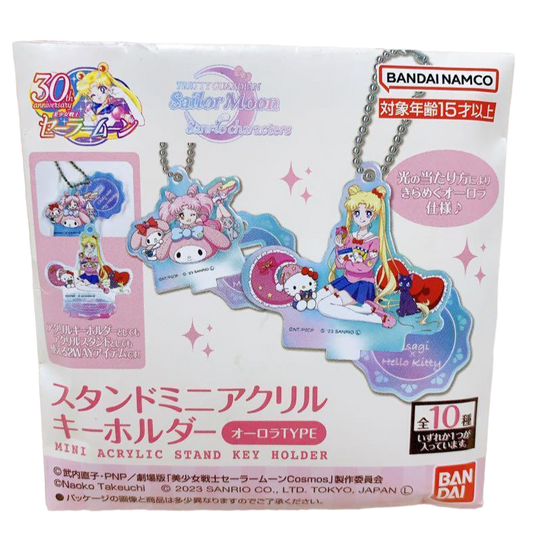 Sailor Moon Series x Sanrio Characters, Mini Acrylic Stand Keychain, Opened Blind Bag