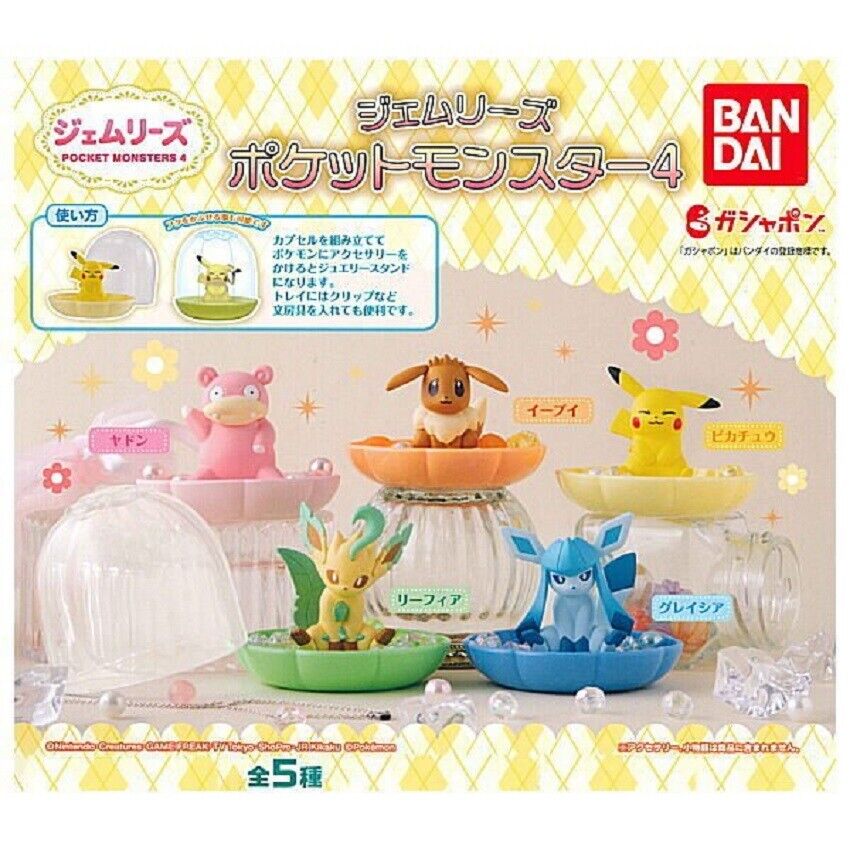 Pokemon Gemlies Volume 04 Gashapon Jewelry Holders