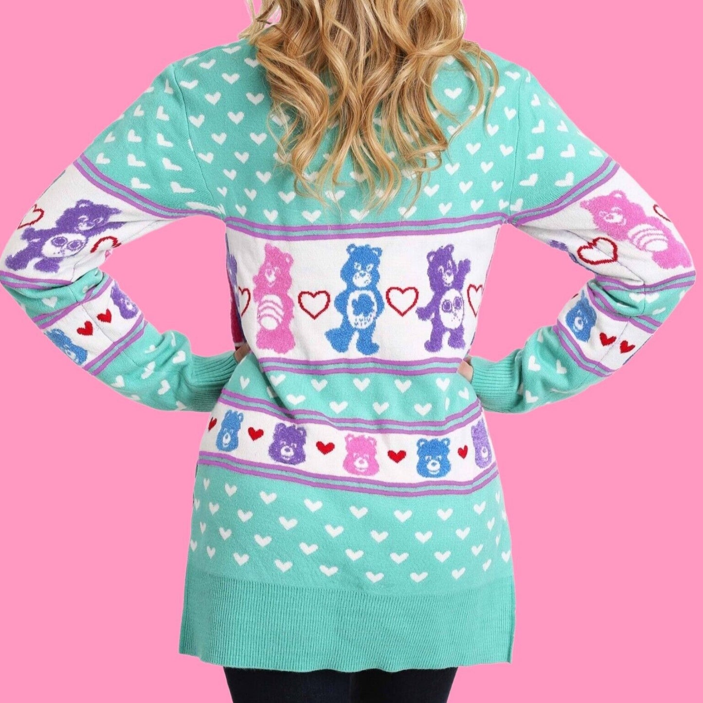 Care Bears Kawaii Pastel Hi-lo Sweater