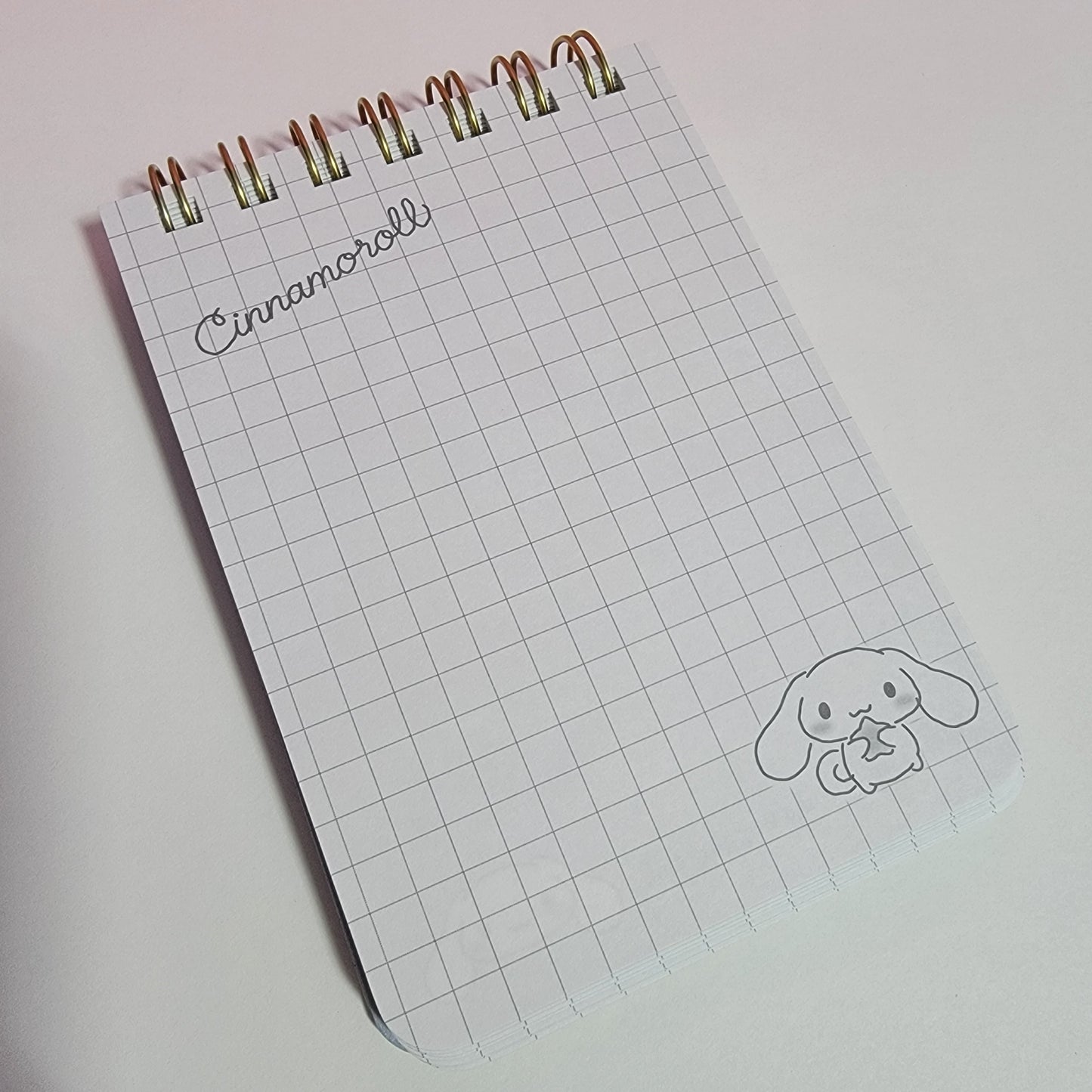 Sanrio Cinnamoroll Small Spiral Memo Pad, Smokey