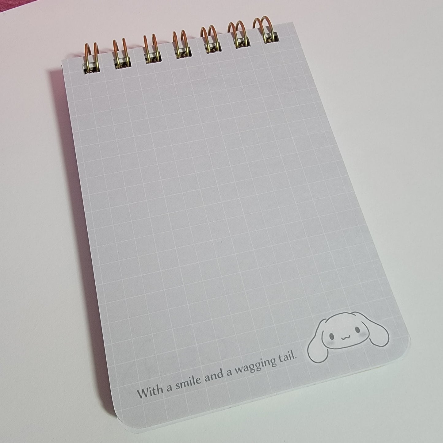 Sanrio Cinnamoroll Small Spiral Memo Pad, Smokey