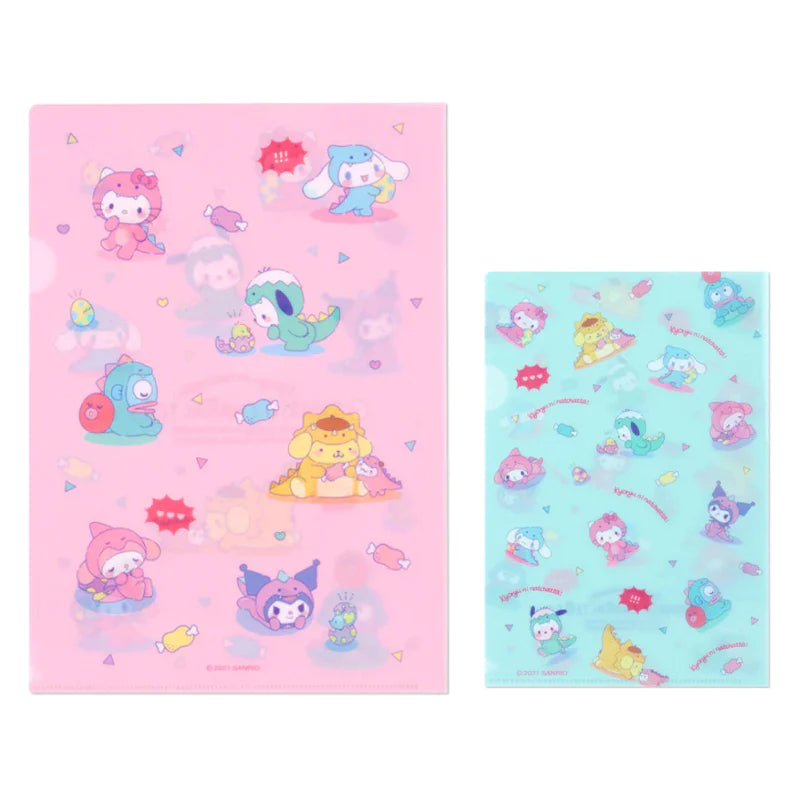 Sanrio Characters, Dinosaur Series, Two Folder Set