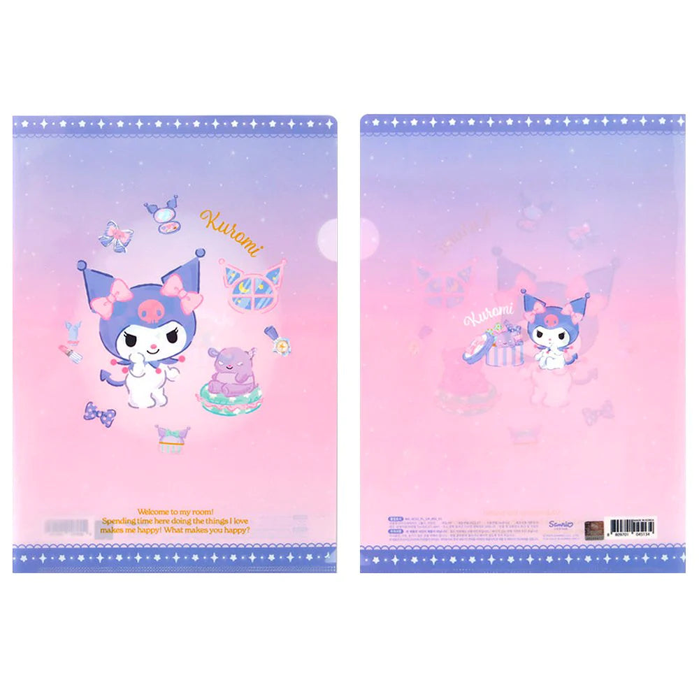 Sanrio Kuromi 'Room' Floral Gradient Folder