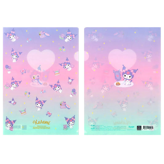Sanrio Kuromi 'Room' Floral Gradient Folder
