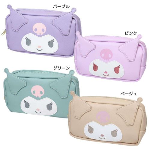 Sanrio Kuromi Square Cosmetic Pouch, Dull Color Collection