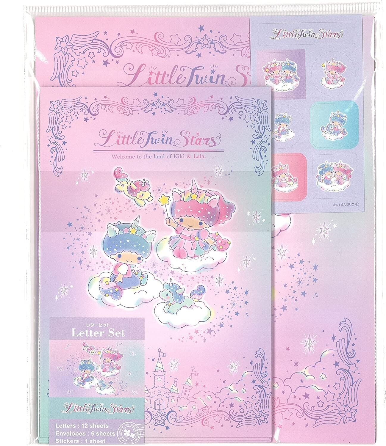 Sanrio Little Twin Stars Letter Set