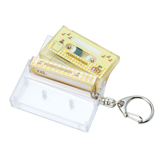 Sanrio Pompompurin, Mini Cassette Keychain