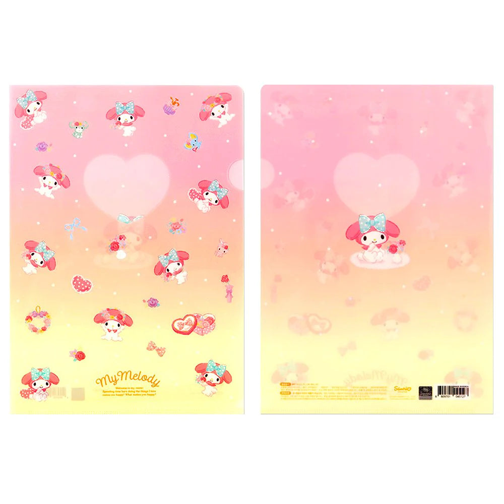 Sanrio My Melody 'Room' Floral Gradient Folder
