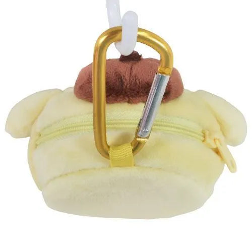 Sanrio Pompompurin Plush Pouch with Carabiner