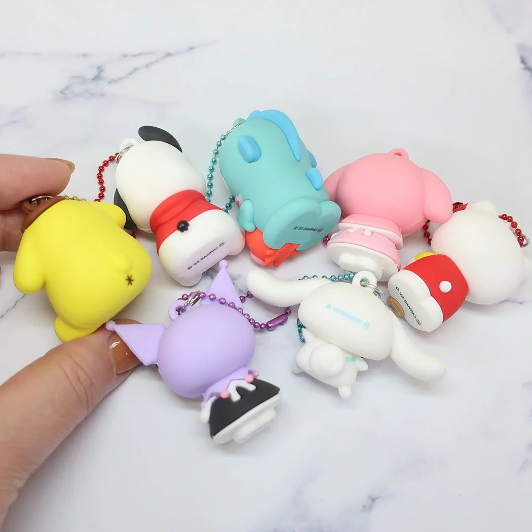 Sanrio Pompompurin and Muffin PVC Mascot Keychain