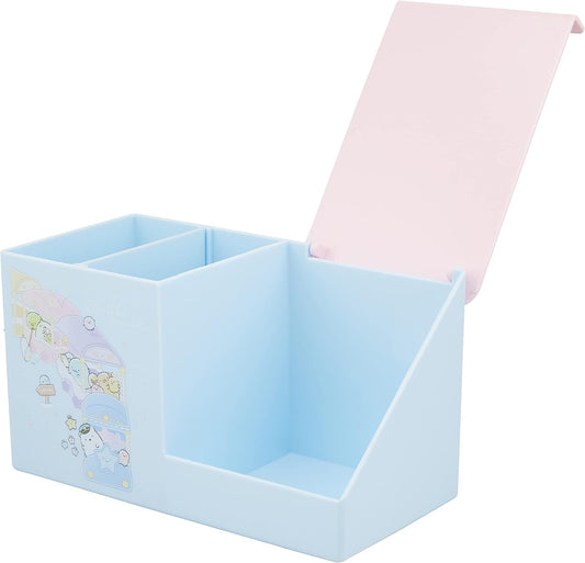San-x Sumikko Gurashi, Starry Sky Walk Multi-Function Desk Organizer, Light Blue